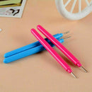2x Paper Set Quilling Paper Tools Tweezer Needle Pins Tool Slotted x T4L3 Z3N0