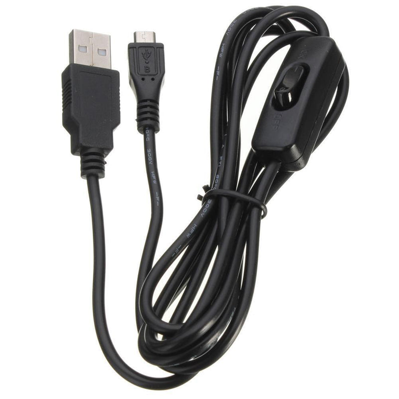 Raspberry 1.5m Micro USB Power Supply Charging Cable with ON/OFF Switch