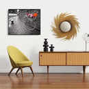Painting By Numbers Kit DIY Rose Bike Canvas Oil Art Picture for Home Wall Decor