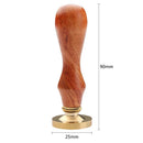 World View Ancient Sealing Wax Stamps Wood Handle Craft Wax Seal Stamp (2)