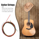 12pcs/Set Guitar Strings Colorful Metal String for Acoustic Folk Guitar Parts