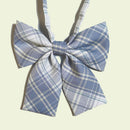 Lovely Checkered School Uniform Collar Bow Bow Tie JK Japanese Sailor Style
