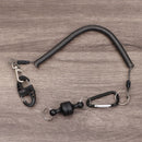 Fish Tackle Tools 8-Shape Buckles Magnet Lanyards Retention Rope Holder Buckle