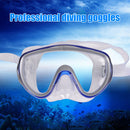 Swimming Glasses Adults Women Men Outdoor Snorkeling Diving Goggles (Blue)