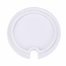 10pcs Tea Mug Cover Heat-Resistant Teapot Glass Cup Infuser Lids(White)