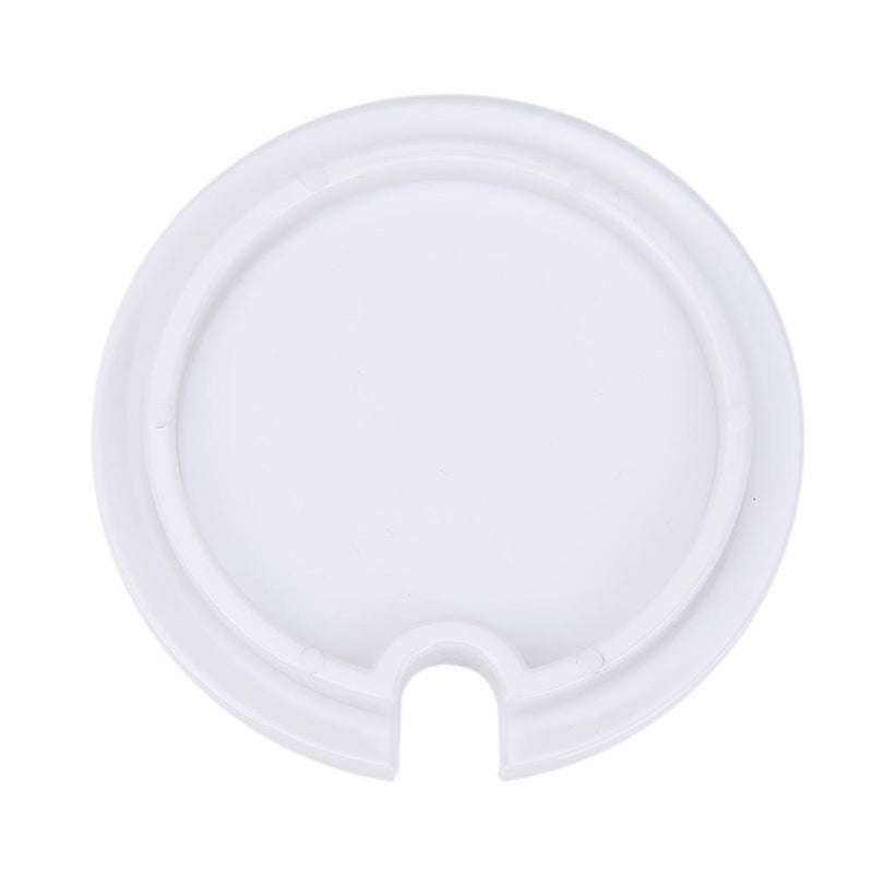 10pcs Tea Mug Cover Heat-Resistant Teapot Glass Cup Infuser Lids(White)