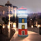 LED Lighthouse Solar Light Garden Outdoor Rotating Beacon Tower Lamp (B) Newly