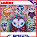 Full Embroidery Owl Pattern Stamped Canvas 11CT DIY Cross Stitch Kits Home Decor