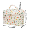 Organizer Cotton Makeup Bag Quilting Cosmetic Bag Toiletry Case Makeup Pouch