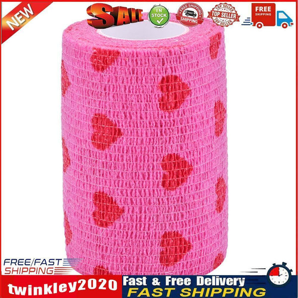 Pet Dog Cat Elastic Bandage Non-woven Pet Self Adherent Wound Tape (L) Newly