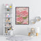 DIY Digital Picture Pink Flowers Frameless Oil Painting By Number Handicraft