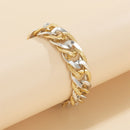Pendant Hip Hop Bangle Cuban Chunky Chain Necklace Bracelet Link Chain
