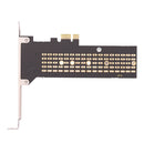 EM2-5106 SSD M.2 to PCI-E 1x Riser Card for M-Key NVME/B-Key SATA Adapter