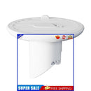 Shower Floor Drain - Anti-odor Sewer Drain Filter Cover Plug (S White)