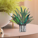 Artificial Agave Potted Plant Ornament Flowerpot Yard Art Garden Decor (1) Newly