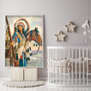 5D Diamond Painting Full Round Drill indians Picture of Rhinestone