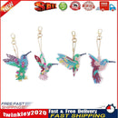 4pcs DIY Hummingbird Full Special Shaped Diamond Painting Keychain (AA915) Newly