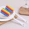 Detachable Rainbow Water Bottle Cup Mug Glass Washing Cleaning Sponge Brush J5X4