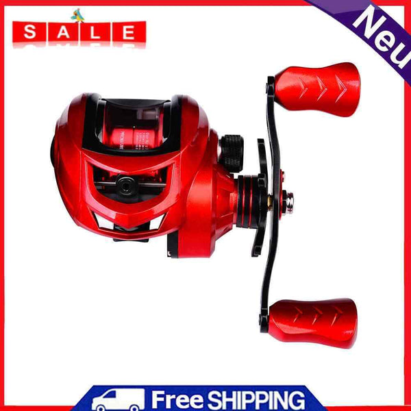Metal Bait Casting Wheel 7.2:1 High Speed Sea Ocean Fishing Reel 10kg Max Drag