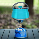 3pcs Silicone Folding Kettle Cup Set Portable Collapsible Tableware (Blue) Newly