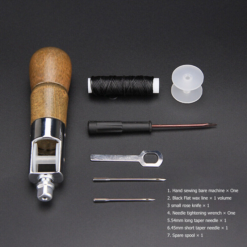 Wax Thread Needles Stitcher Leather Carving Sewing Craft Manual Sewing Leat