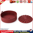 Air Fryer Thick Silicone Grill Pan Cake Frying Tray Heat Resistant Basket Newly