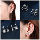Men Party No Pierced Tragus Earrings Zircon Ear Cuff Non Piercing Earrings