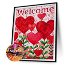 5D Valentine Day Full Round Drill Diamond Painting Handicraft Home Wall Decor