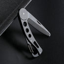Beauty Practical Beard Comb Hairdressing Styling  Foldable Hair Mustaches Brush
