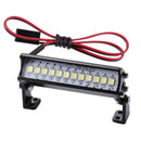Universal 55mm 12 LED Truck Roof Light Bar Bumper Lamp for 1/10 RC Trunk