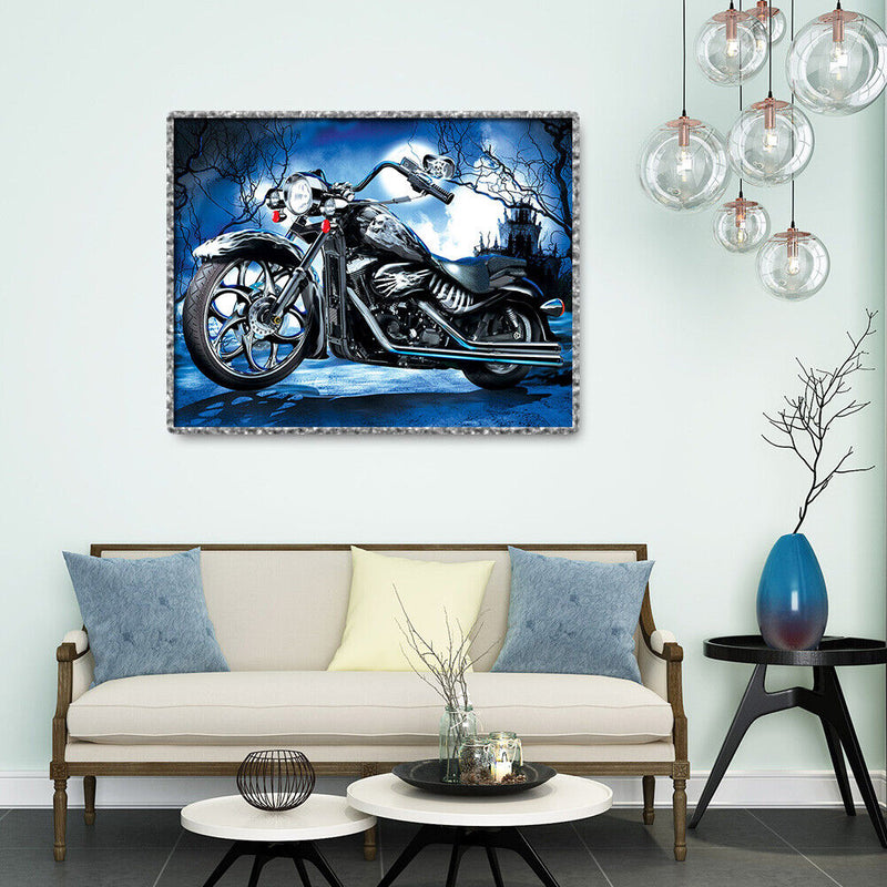 Diamond Painting Full Square Drill Car Rhinestone Cross Stitch Modern Wall Ar