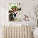 5D DIY Diamond Painting Full Round Drill Grazing Cow Animal Craft Home Deco