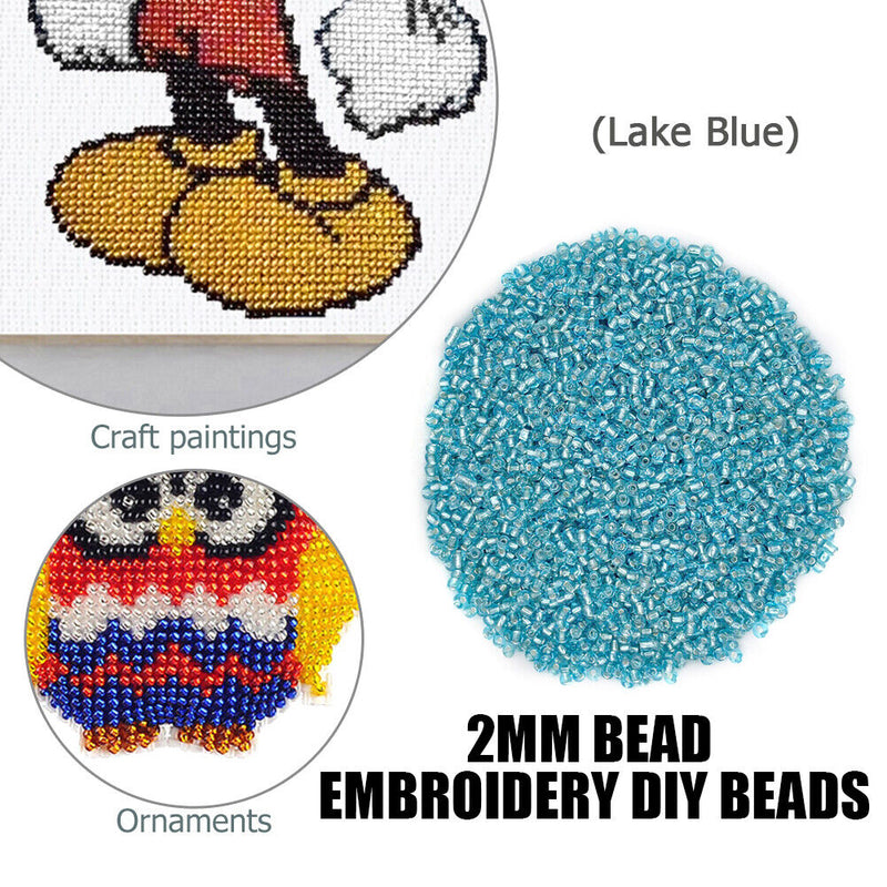 1200x Beads DIY Necklace Jewelry Making Crafts Embroidery Accessories Bracelet