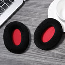 2pcs Flannel Headset Earmuffs for HyperX Cloud Flight/Flight S (Red) Newly
