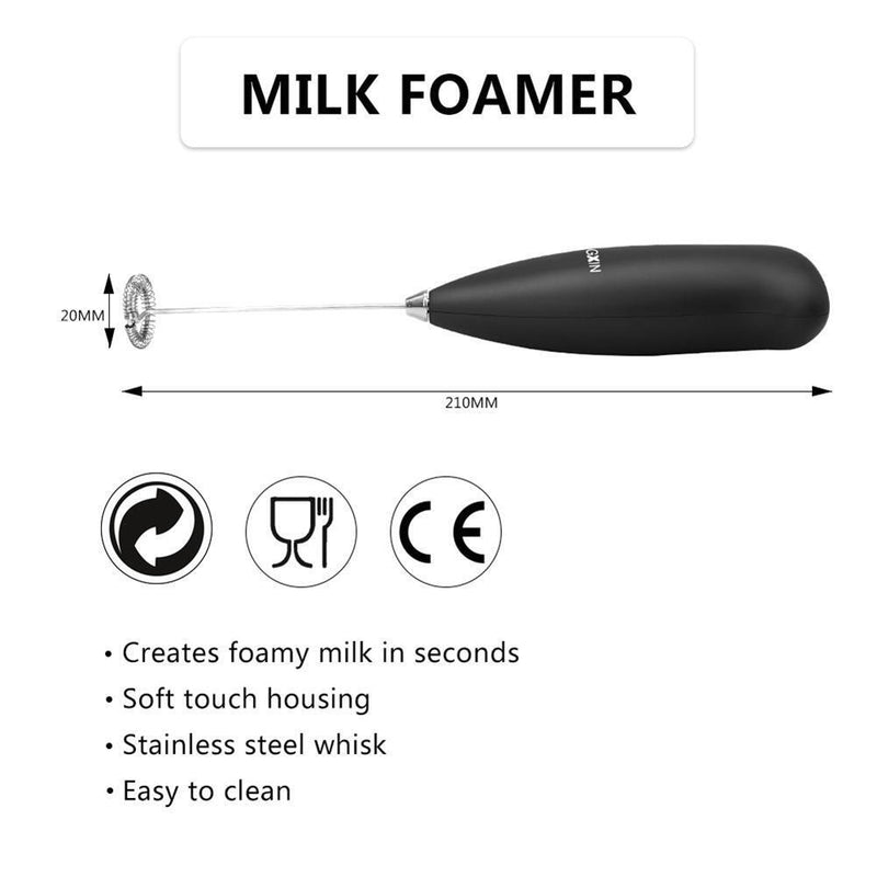 Electric Plastic Handle Egg Beater Egg Stirrer Milk Frother Foamer Mixer Newly