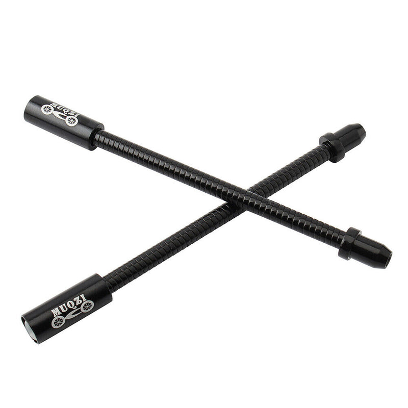 MUQZI 2pcs Bicycle V Brake Bent Pipe Steel Spring Folding Bike Oil Bendable T