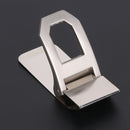 Stainless Steel Arc Hollow out Wallet Clips Name Card Folder