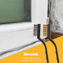 3pcs Wire Brush 7 inch Mini Rust Paint Remover Scrubbing Cleaning Brushes Newly