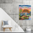 Quirky Treehouse Oil Painting by Number Set, Frameless Drawing Picture, Wall Decor