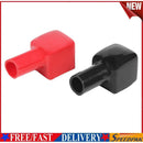 Universal Car Battery Terminal Covers Red Positive + Black Negative 1 Pair