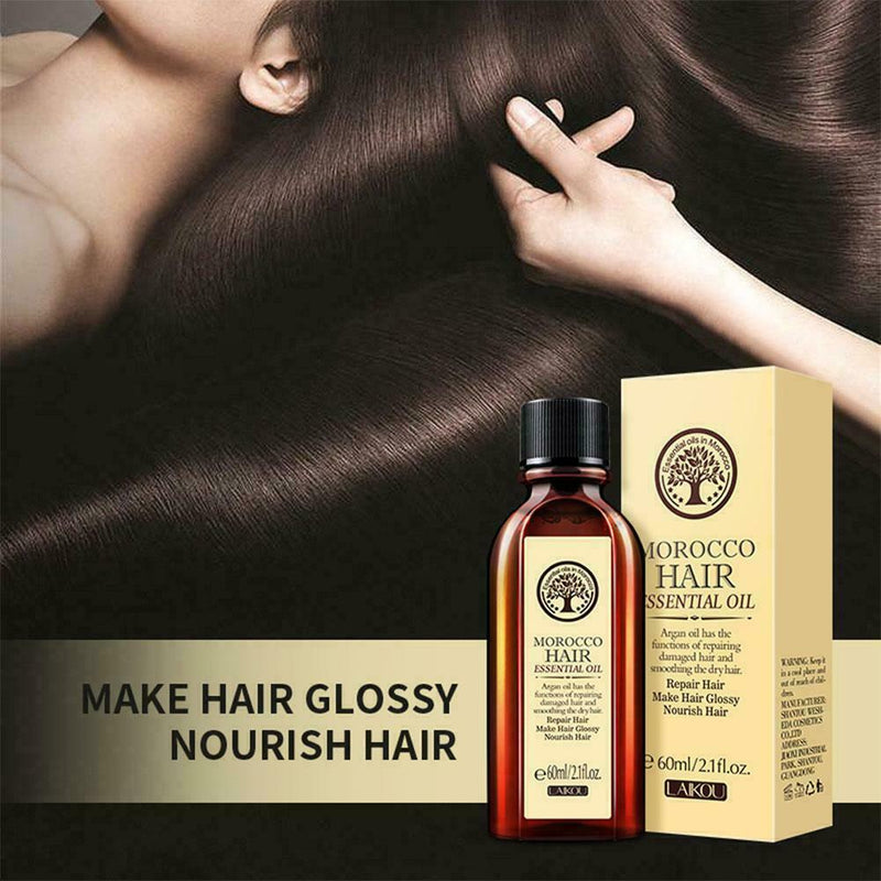 Moroccan Hair Salon Perfect First Essential Pure Argan Treatment Oil G6V0 H0R8