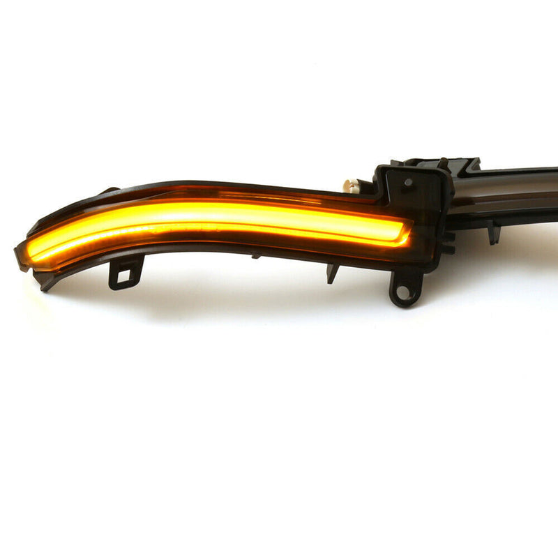 Smoked Side Mirror Sequential Blink Turn Signal Light For BMW 1 2 3 4 Series i3