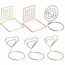 Desktop Decoration Clamps Stand Table Numbers Holder Photos Clips Place Card