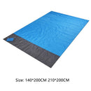 Waterproof Mat Folding Picnic Beach Travel Sitting Pad Kit (Blue 210x200cm)