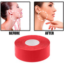Face Kinesiology Tape Beauty Lift Up Wrinkles Reducer Tape Roll (Red) Newly