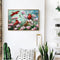 Flowers Painting By Numbers Acrylic Paints Set Home Decor Gift for Leisure/Fun
