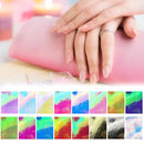 16pcs Fashion Flame Reflections Nail Art Stickers Self-Adhesive Nail Decoration