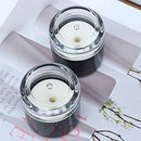 Finishing Powder Jar with Mirror Loose Powder Box Travel Powder Case Portable