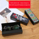 DIY Diamond Painting Leather Sunglasses Storage Box Eyeglasses Holder Organizer
