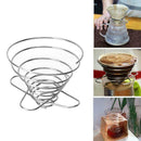 Faltbarer Kaffeefilterbecher Feder Tragbarer Mini-Kaffeefilterhalter C4N0 T2K7